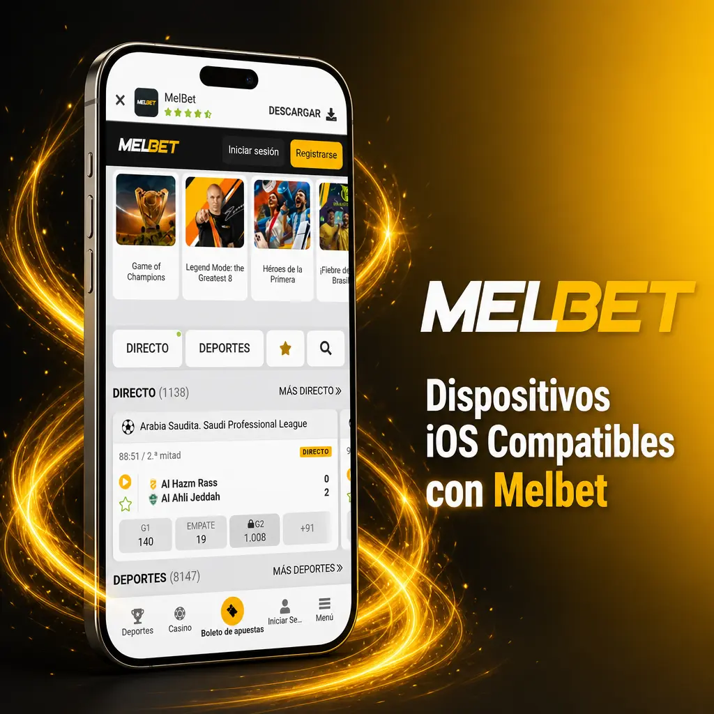 iPhones compatibles con la app de Melbet