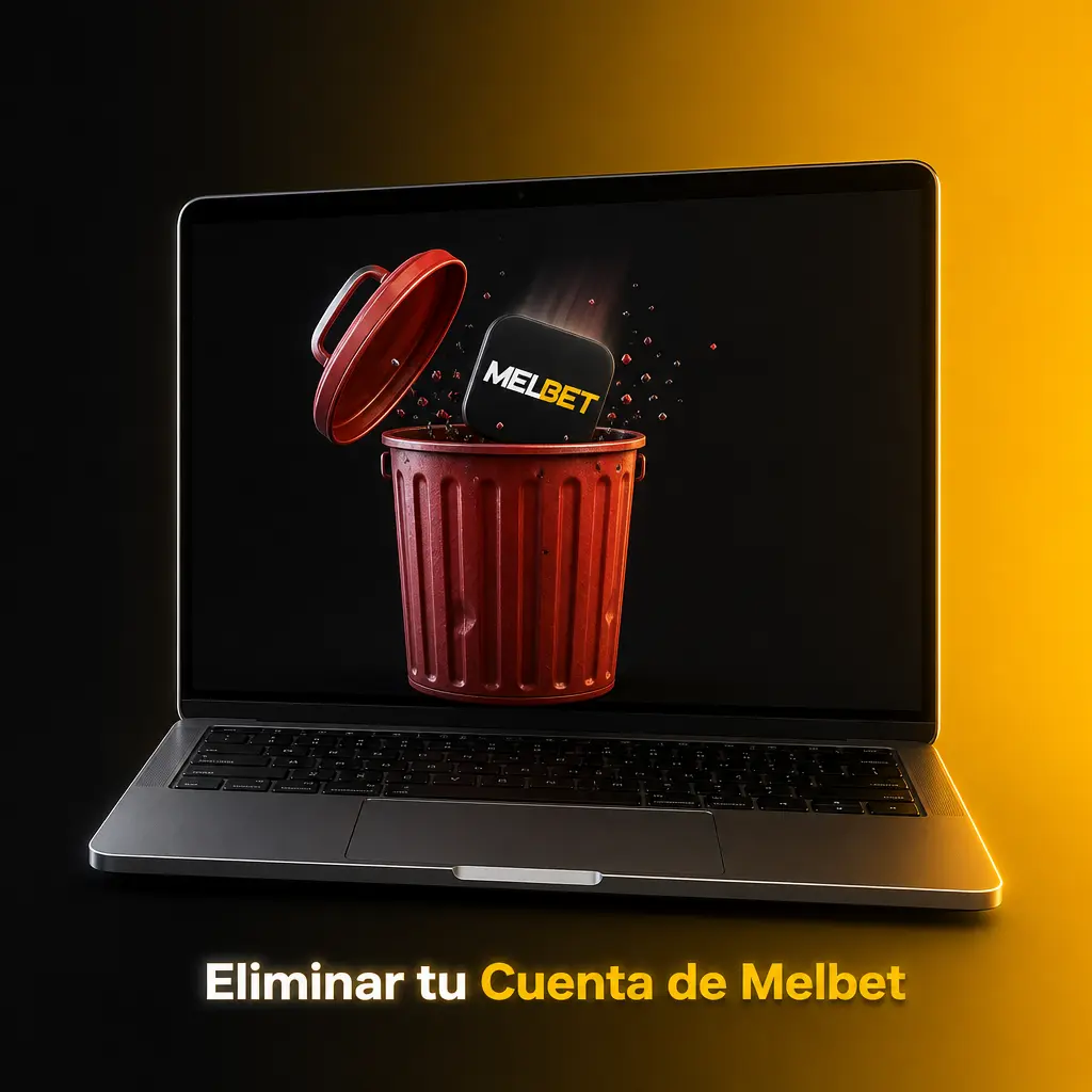 Pantalla de cierre de cuenta de Melbet